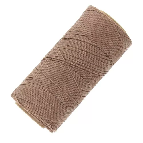 Bobina de hilo encerado Linhasita para micro macramé 0,5 mm - Arena (214) x335m