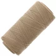 Bobina de hilo encerado Linhasita para micro macramé 0,5 mm - Tan (382) x335m