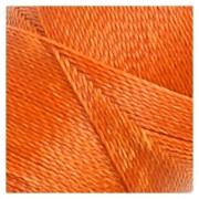 Bobina de hilo encerado Linhasita para micro macramé 0,5 mm - Naranja (387) x335m