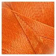 Bobina de hilo encerado Linhasita para micro macramé 0,5 mm - Naranja (387) x335m