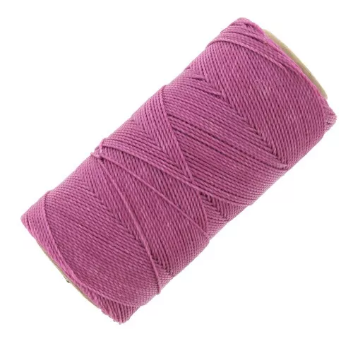 Bobina de hilo encerado Linhasita para micro macramé 0,5 mm - Fucsia (899) x335m