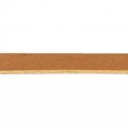 Cordón cuero europeo cuadrado 3 mm Camel x1m