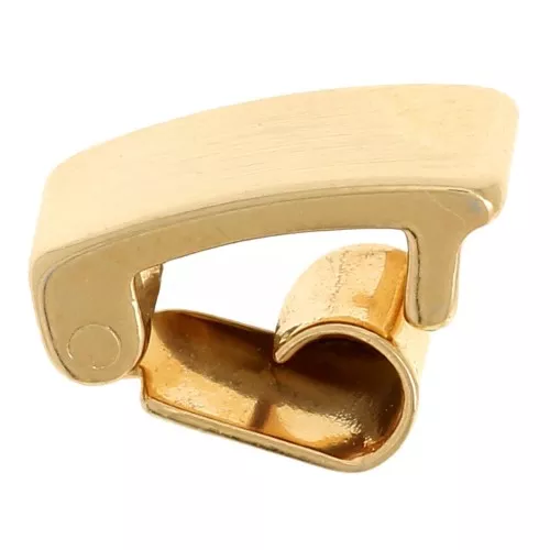 Cierre 5 mm para cadena strass - Dorado con oro fino x 1