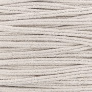 brillante Shiri metal Fabricación Italiana 3.5 mm Ivoire / Doréx1m