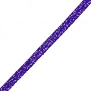 Hilo cordón Soutache metálico Trenza de Fabricación Italiana 3.5 mm Morado / Plateado x1m|raw }}