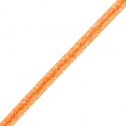 Hilo cordón Soutache metálico Trenza de Fabricación Italiana 3.5 mm Naranja / Plateado x1m|raw }}