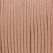 Soutache Fabricación Italiana 3.5 mm Rose poudré / Gold x1m