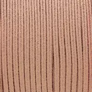 Soutache Fabricación Italiana 3.5 mm Rose poudré / Gold x1m