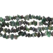 Cuentas de chips 8 - 11 mm Jade Africano x85 cm|raw }}