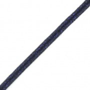 Soutache Moonlight Fabricación Italiana 3.5 mm Bleu nuit / Violet x1m|raw }}