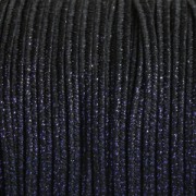 Soutache Moonlight Fabricación Italiana 3.5 mm Noir / Bleu x1m