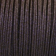 Soutache Moonlight Fabricación Italiana 3.5 mm Marron / Bleu x1m