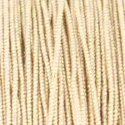 Bobina de hilo Blissino de fabricación italiana 0,6 mm Beige Dorado x50m