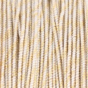 Bobina de hilo Blissino de fabricación italiana 0,6 mm Blanco / Dorado x50m|raw }}