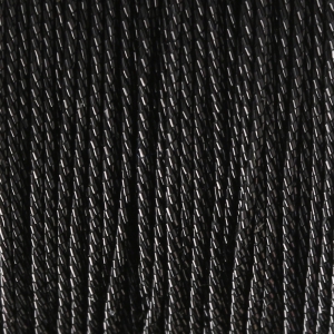 Bobina de hilo Sorrento de fabricación italiana 0,6 mm Negro x50m