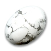 Cabuchón ovalado 25x18 mm Howlite|raw }}