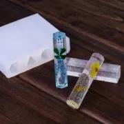 Molde de silicona para hacer colgantes de resina 40 mm cuadrado/redondo/triángulo