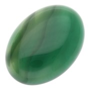 Cabuchón ovalado 25x18 mm Agata verde|raw }}
