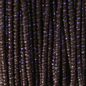 Bobina de hilo Bliss Moonlight de fabricación italiana 1 mm Marrón/Color Malva x30m