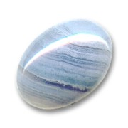 Cabuchón ovalado 18x13 mm Blue Lace Agate|raw }}