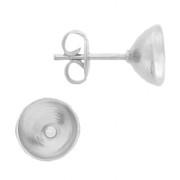 Pendientes para decorar 1028/1088 y Zircon 8mm rodiado x2