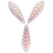 Dagas de cristal 5x16 mm Light Amethyst Opal Laser x25