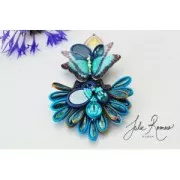 Dagas de cristal 5x16 mm Light Amethyst Opal Laser x25