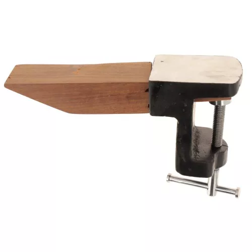 Cheville d'établi en bois con étau - outillage de bijouterie