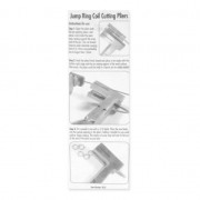 Pinza de carrete/del hilo - Azul x1