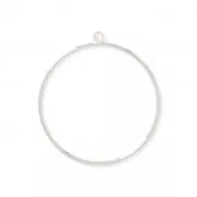 Anillo de montaje y tejido para la creación de joyas 45 mm rodiado