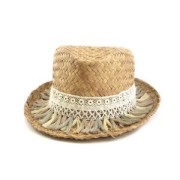 Galón encaje y pompones 50 mm Blanco/Beige/Oliva/Kaki x50cm