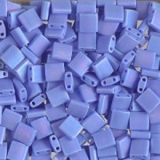 Miyuki Tila Beads 5x5x1.9 mm TL-0417LFR - Op Periwinkle AB Mat x10g