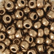 Cuentas Rocalla Miyuki 6/0 457 - Bronce oscuro metalizado x8 g