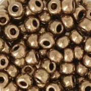 Cuentas Rocalla Miyuki 6/0 457 - Bronce oscuro metalizado x8 g