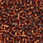 Miyuki Delica 11/0 DB1683 - Silver Lined Glazed Cinnamon x8g