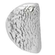 Dije redondo incurvado y martillado 12.5 mm - de Plata 925 x1