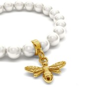 Cuenta pasante enganche dije para cordones de Plata 925 x1