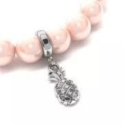 Dije Piña 16 mm - Plata 925 Plateado con oro fino x1