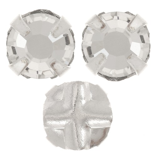 Strass para coser 5 mm Crystal  x10