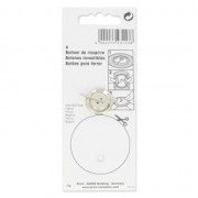 3 botones para forrar 29 mm para personalizar