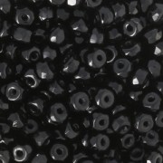 Cuentas facetadas de vidrio checa Micro Spacers 2x3 mm Jet  x50|raw }}