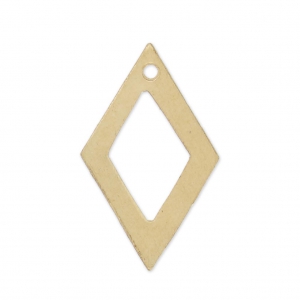 Dije fino Rombo calada 16 mm de Gold filled