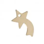 Dije fina Estrella Fugaz 12 mm Derecha de Gold filled
