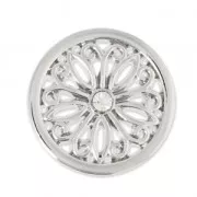 Cabuchón de metal con strass