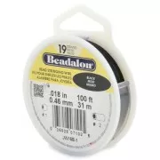 Hilo de Acero 19 hebras 0.46 mm Negro x 31 m