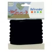 Hilo de tricotar para personalización 5 mm - Negro x5m