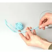 Hilo para tricotar a medida 5 mm - Blanco x5m