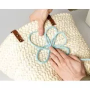 Hilo para tricotar a medida 5 mm - Blanco x5m