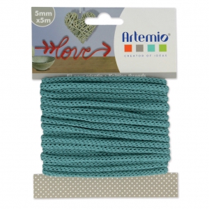 Hilo para tricotar a medida 5 mm - Verde Turquesa x5m