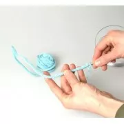 Hilo para tricotar a medida 5 mm - Verde Turquesa x5m